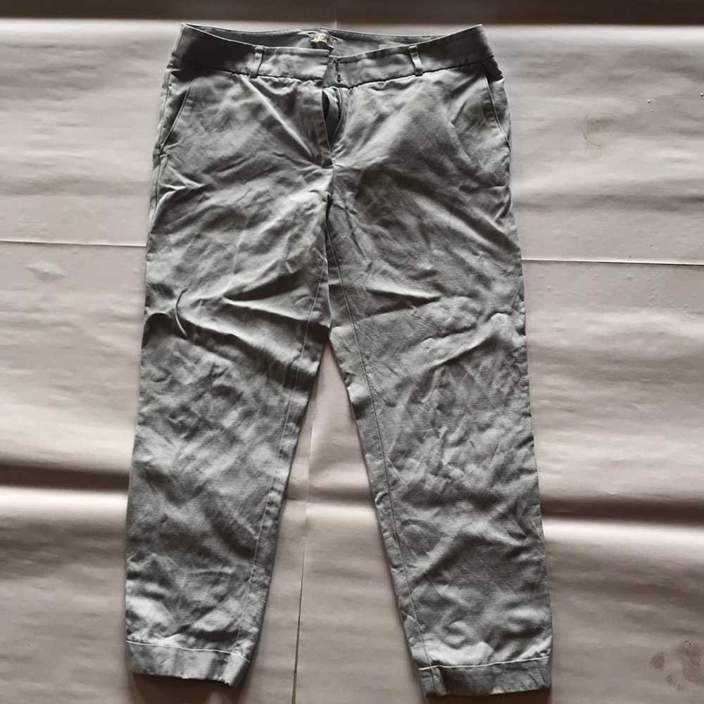 Baby Blue Linen Trousers